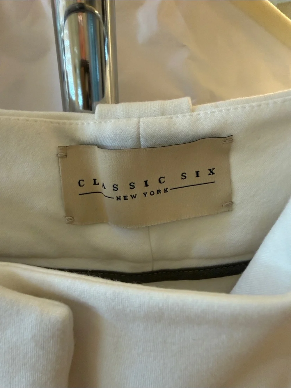 Classic Fit White Wide Leg Pants by Classic Fit